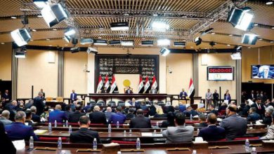 تصویر پارلمان عراق پس از تعطیلی طولانی آغاز به کار کرد