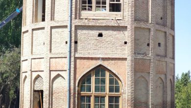 تصویر یک گام تا اتمام مرمت برج خلعت پوشان تبریز
