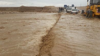 تصویر احتمال وقوع سیل و آذرخش در آذربایجان شرقی