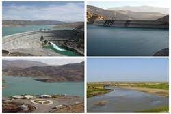 تصویر سدهای بزرگ آذربایجان‌شرقی فقط ۳۳ درصد آب دارند