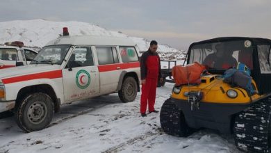 تصویر توقف جستجو برای پیدا کردن دو کوهنورد گمشده در شبستر