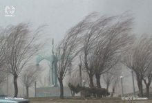 تصویر وزش باد گاهی تا نسبتاً شدید و رگبار باران تا اواسط هفته در آذربایجان شرقی