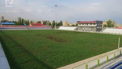 تصویر آمادگی دو باشگاه مس سونگون و تراکتور برای تجهیز استادیوم شهید قویدل
