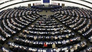 تصویر پارلمان اروپا روابط با ایران را قطع کرد