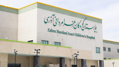 تصویر پایان مشکل آنتن دهی موبایل در بیمارستان مردانی آذر