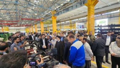 تصویر افتتاح خط تولید شرکت خودروسازان دیزلی آذربایجان