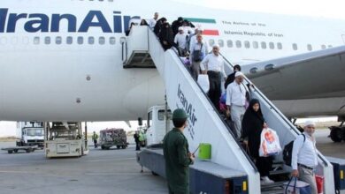 تصویر ۲۱ پرواز از فرودگاه تبریز برای بازگرداندن زائران سرزمین وحی انجام شد