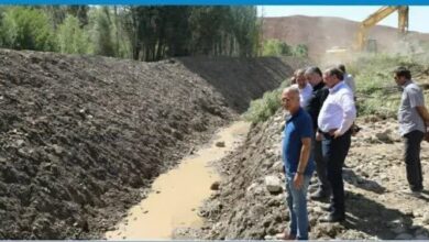 تصویر آخرین وضعیت سد نهند و پروژه‌های اضطراری تامین آب تبریز بررسی شد