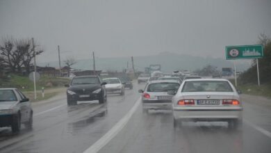 تصویر بارش‌ها در آذربایجان‌شرقی شدت می‌گیرد