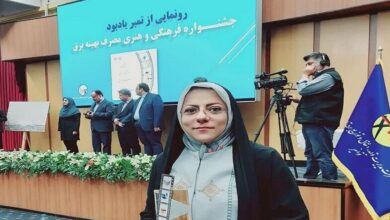 تصویر کارتونیست تبریزی مقام اول جشنواره ملی برق و رسانه را کسب کرد