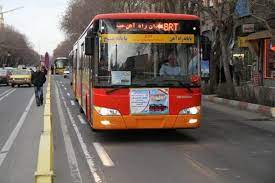 تصویر تجهیز مسیر BRT تبریز به دوربین های پلاک خوان