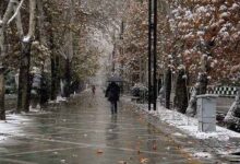 تصویر پیش‌بینی بارش رگبار پراکنده باران در آذربایجان‌شرقی