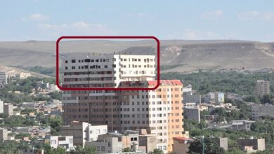تصویر حکم تخریب طبقات غیرمجاز «آسمان اسکو» اجرا شد
