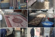 تصویر افت فشار آب در تبریز همزمان با شروع خانه تکانی ها!