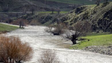تصویر هشدار سیلابی شدن رودخانه های آذربایجان‌شرقی در پایان هفته