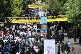 تصویر مسیرهای راهپیمایی روز جهانی قدس در تبریز اعلام شد