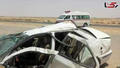تصویر سه کشته در حادثه رانندگی جاده میانه – تبریز