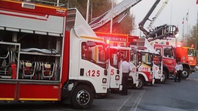 تصویر قرار داد خرید ۱۱ دستگاه خودرو نیمه‌سنگین آتش‌نشانی منعقد شد